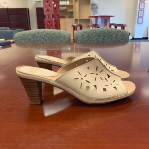 Mootsies Tootsies Heeled Leather Sandal sz 10